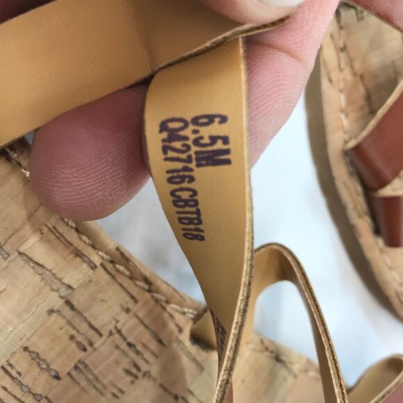 KORKS KORK EASE ~ WOMENS 6.5 ~ TAN STRAPPY SUMMER SANDAL - Picture 7 of 8